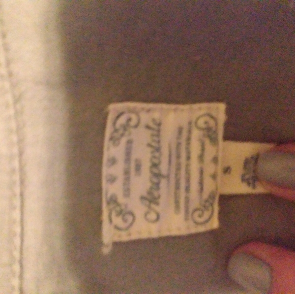 SALE! Early 2000s Aero short sleeve green/khaki button up blazer - Picture 4 of 6